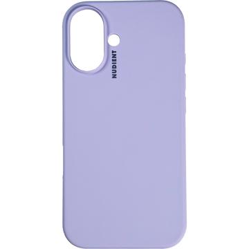 iPhone 16 Plus Nudient Base Silicone Hoesje - Paars