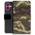 iPhone 16 Plus Premium Portemonnee Hoesje - Camouflage