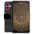 iPhone 16 Plus Premium Portemonnee Hoesje - Mandala