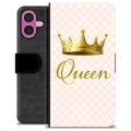 iPhone 16 Plus Premium Portemonnee Hoesje - Koningin