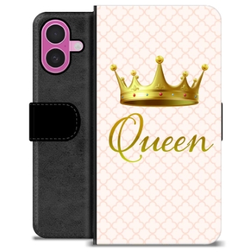 iPhone 16 Plus Premium Portemonnee Hoesje - Koningin