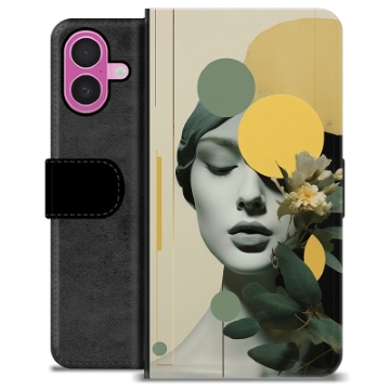 iPhone 16 Plus Premium Portemonnee Hoesje - Vintage Stemming