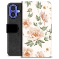 iPhone 16 Premium Portemonnee Hoesje - Bloemen