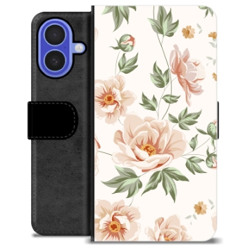 iPhone 16 Premium Portemonnee Hoesje - Bloemen