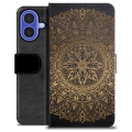 iPhone 16 Premium Portemonnee Hoesje - Mandala