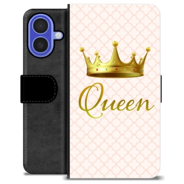 iPhone 16 Premium Portemonnee Hoesje - Koningin