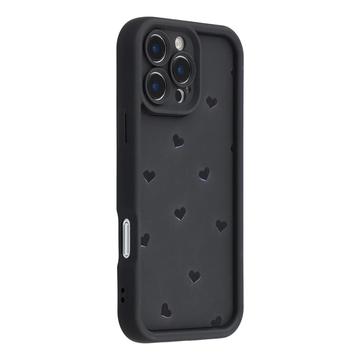 iPhone 16 Pro Max Hartpatroon Schokbestendig TPU Hoesje met Opstaande Randen