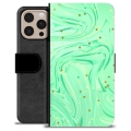 iPhone 16 Pro Max Premium Portemonnee Hoesje - Groene Munt