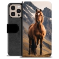 iPhone 16 Pro Max Premium Portemonnee Hoesje - Paard