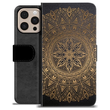 iPhone 16 Pro Max Premium Portemonnee Hoesje - Mandala