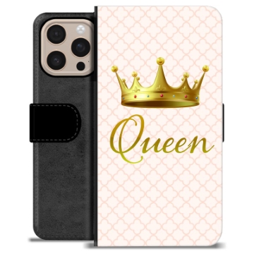 iPhone 16 Pro Max Premium Portemonnee Hoesje - Koningin