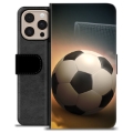 iPhone 16 Pro Max Premium Portemonnee Hoesje - Voetbal