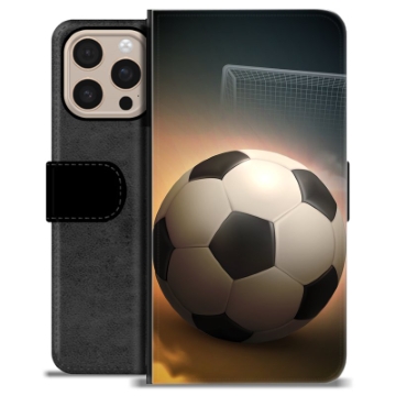 iPhone 16 Pro Max Premium Portemonnee Hoesje - Voetbal