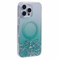 iPhone 16 Pro Max Sparkle Glow MagSafe hoesje - Groen