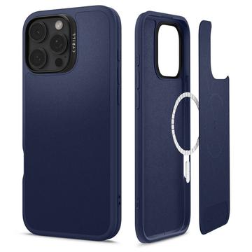 iPhone 16 Pro Max Spigen Cyrill Kajuk Mag Hybride Hoesje - Donkerblauw