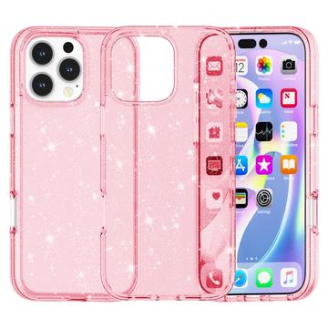 iPhone 16 Pro Max Stylish Glitter Series Hybride Hoesje
