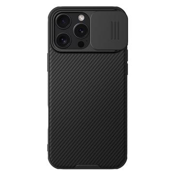 iPhone 16 Pro Nillkin CamShield Pro Magnetic Hybride Hoesje - Zwart