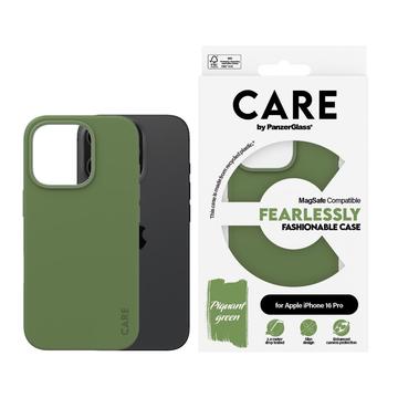 iPhone 16 Pro PanzerGlass Care Fearlessly Fashionable Hoesje - MagSafe Compatibel - Groen