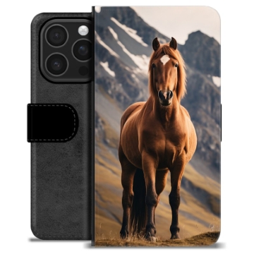 iPhone 16 Pro Premium Portemonnee Hoesje - Paard