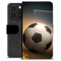 iPhone 16 Pro Premium Portemonnee Hoesje - Voetbal