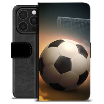 iPhone 16 Pro Premium Portemonnee Hoesje - Voetbal