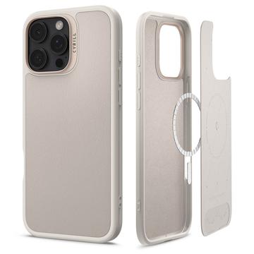 iPhone 16 Pro Spigen Cyrill Kajuk Mag Hybride Hoesje - Crème