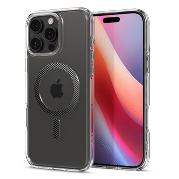 iPhone 16 Pro Spigen Ultra Hybrid Mag Hoesje - Carbon Fiber / Doorzichtig