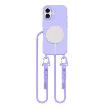 iPhone 16 Tech-Protect MagNecklace MagSafe hoesje - Lavendel