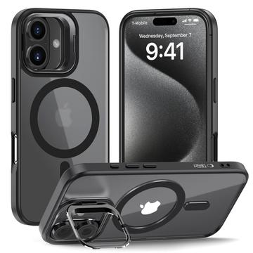 iPhone 16 Tech-Protect MagStand MagSafe hoesje - Matzwart