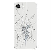 iPhone 16e Back Cover Reparatie - Alleen glas - Wit