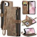 iPhone 16e Caseme C30 Multifunctioneel Portemonnee Hoesje - Bruin