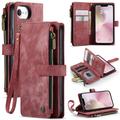 iPhone 16e Caseme C30 Multifunctioneel Portemonnee Hoesje - Rood