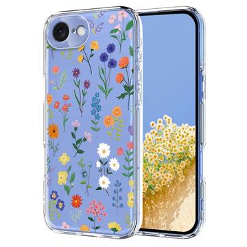 iPhone 16e TPU-hoesje met bloemenpatroon