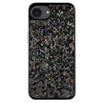 iPhone 16e Gesmeed Textuur Hybride Hoesje - Goud