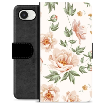 iPhone 16e Premium Portemonnee Hoesje - Bloemen