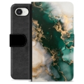 iPhone 16e Premium Portemonnee Hoesje - Jade Marmer