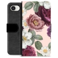 iPhone 16e Premium Portemonnee Hoesje - Romantische Bloemen