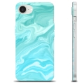 iPhone 16e TPU-hoesje - Blauw Marmer