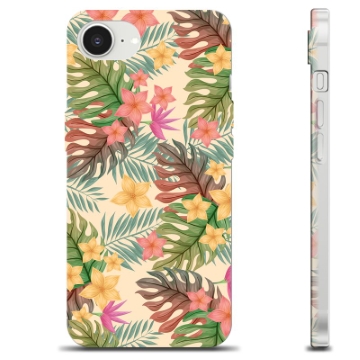iPhone 16e TPU-hoesje - Roze Bloemen