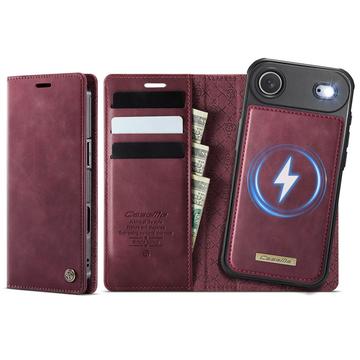 iPhone Air Caseme C49 2-in-1 afneembare portemonneehoes - MagSafe-compatibel, RFID - Rood