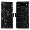 iPhone Air Crocodile Series Wallet Leren Hoesje met RFID