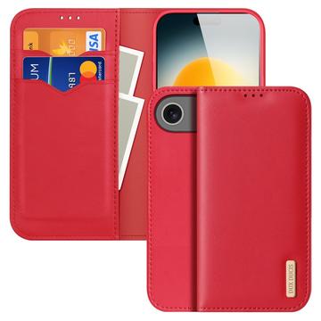 iPhone Air Dux Ducis Hivo Wallet Leren Hoesje - Rood