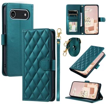 iPhone Air Luxe Gewatteerd Portemonnee Hoesje - Groen