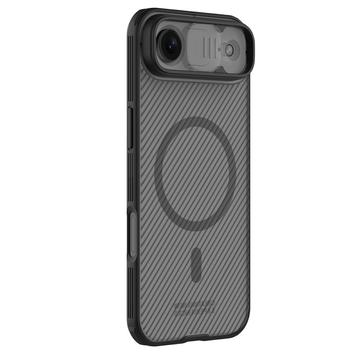 iPhone Air Nillkin CamShield Pro Magnetic Hybride Hoesje - Doorschijnend zwart