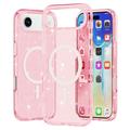 iPhone Air Stylish Glitter Series Hybride Hoesje - MagSafe-compatibel - Roze
