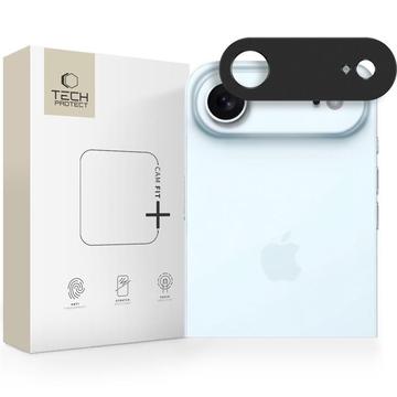 iPhone Air Tech-Protect Camalloy Fit+ Aluminium Camerabeveiliging - Zwart