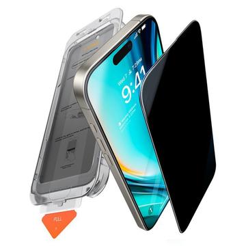 iPhone Air Torras GlassGo Privacy Glazen Screenprotector met Auto-Align Frame