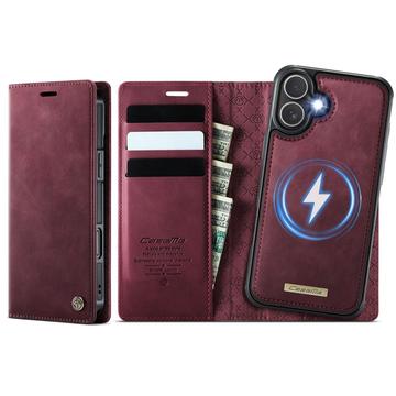 iPhone 17 Caseme C49 2-in-1 afneembare portemonneehoes - MagSafe-compatibel, RFID - Rood