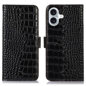 iPhone 17 Crocodile Series Wallet Leren Hoesje met RFID
