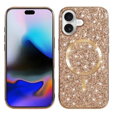 iPhone 17 Gegalvaniseerde Glitter Hoesje - MagSafe-compatibel